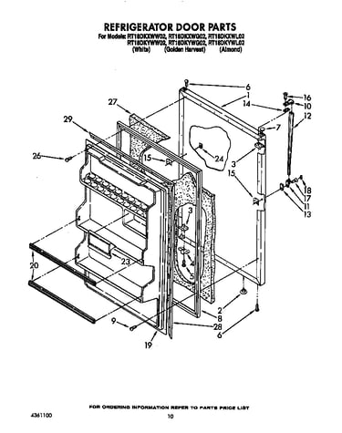Refrigerator door