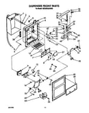 Dispenser front