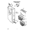 Whirlpool 3ED22RQXXW00 freezer liner diagram