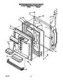 Refrigerator door
