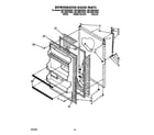 Whirlpool 8ET18NKXXW01 refrigerator door diagram