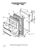 Refrigerator door