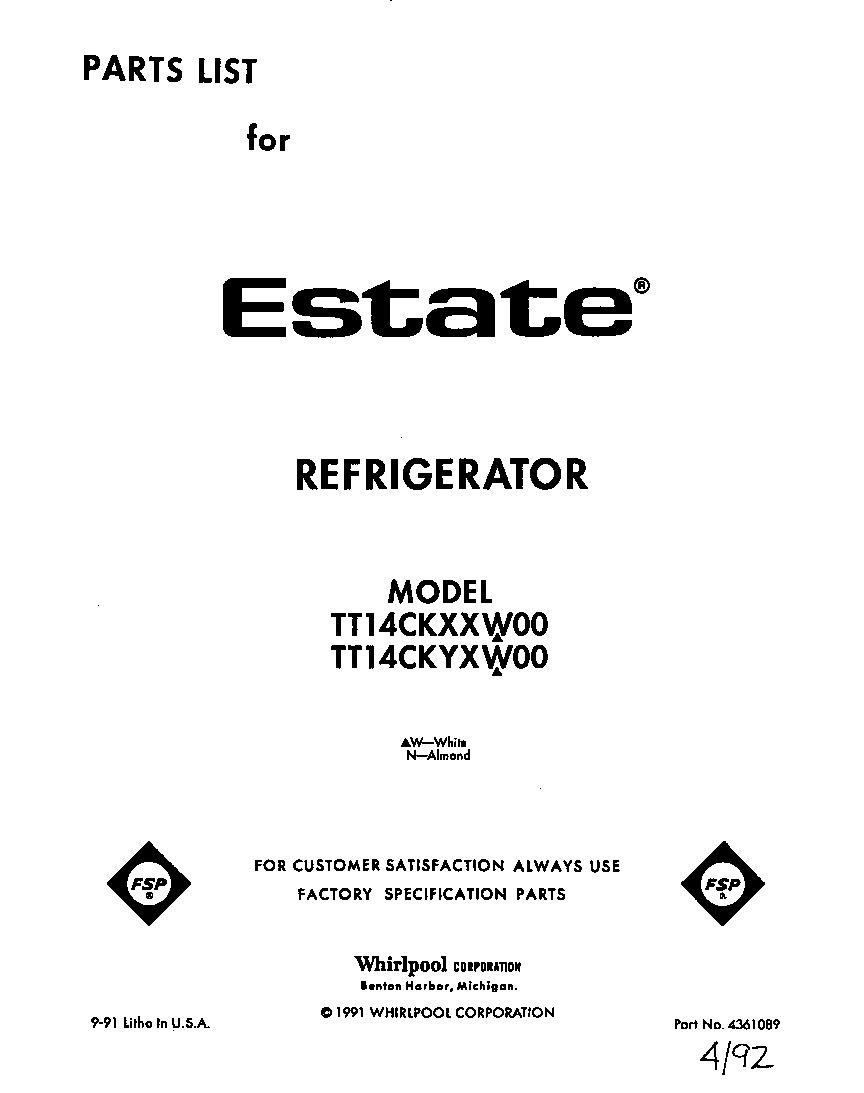 Front cover