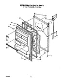 Refrigerator door