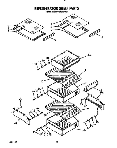 Refrigerator shelf