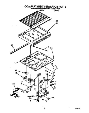 Compartment separator