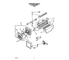 Whirlpool 3ECKMF87 icemaker assembly diagram