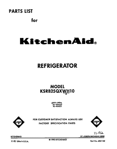 Front cover