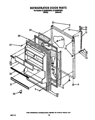Refrigerator door