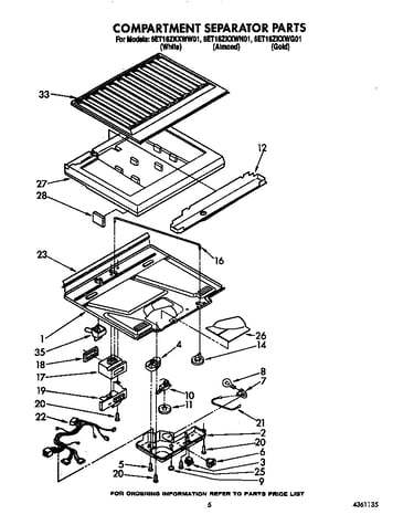 Compartment separator