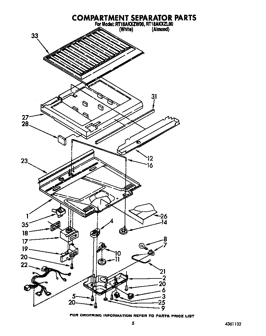 Compartment separator