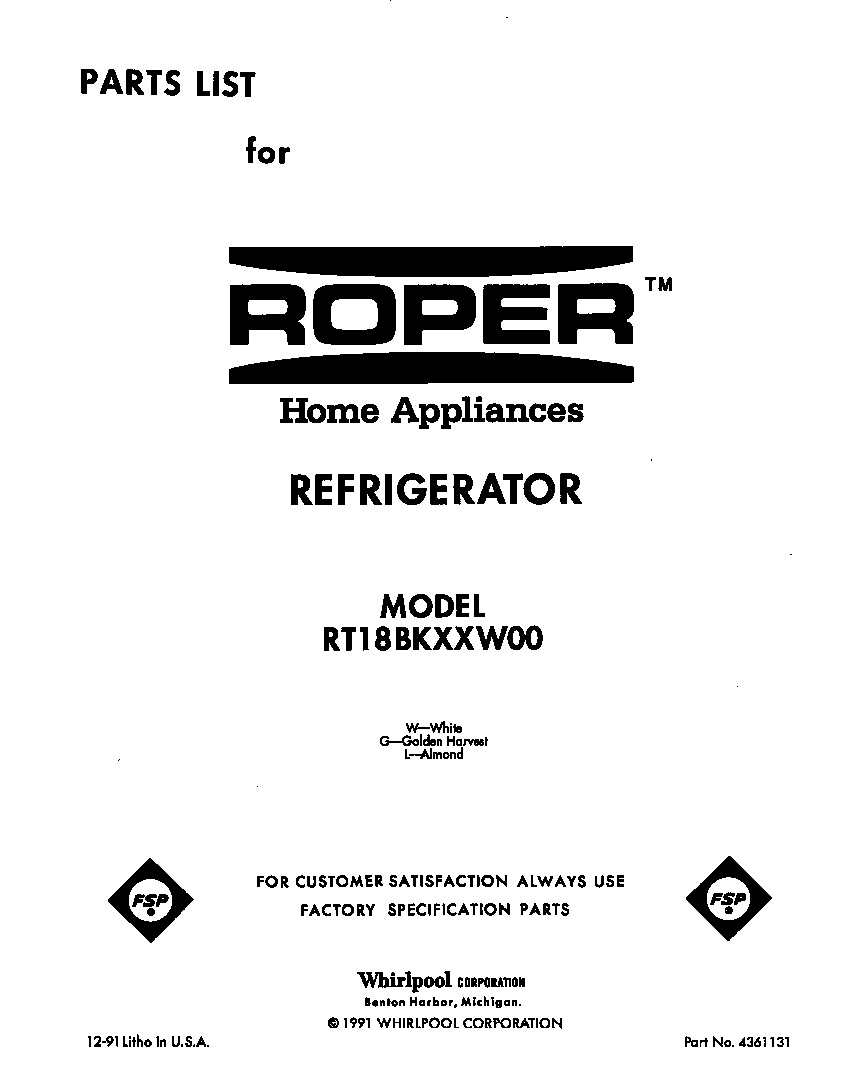 Front cover