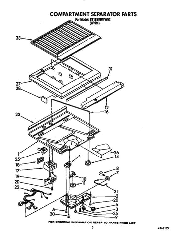 Compartment separator