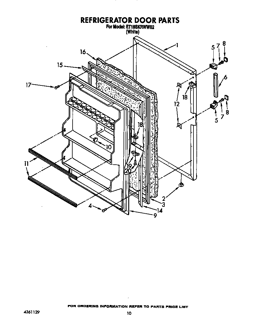 Refrigerator door