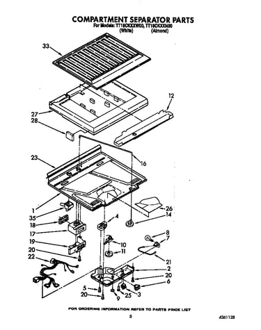 Compartment separator