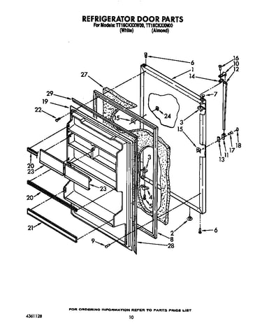 Refrigerator door