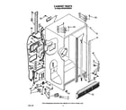 Whirlpool 8ED25RQXXW00 cabinet diagram