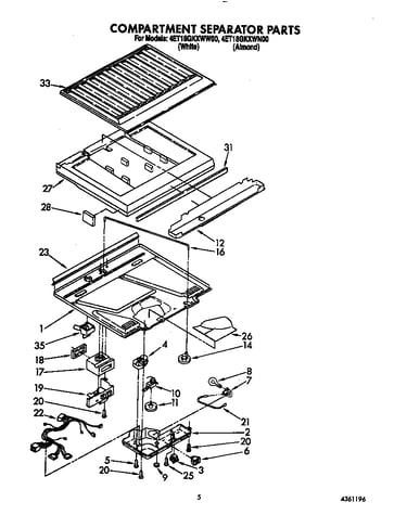 Compartment separator