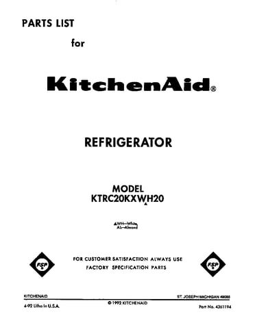 Front cover