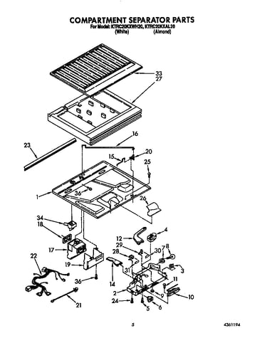 Compartment separator