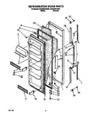 Refrigerator door