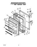 Refrigerator door