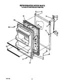 Refrigerator door