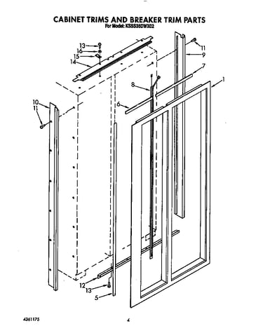 Cabinet trims and breaker trim