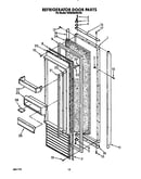 Refrigerator door