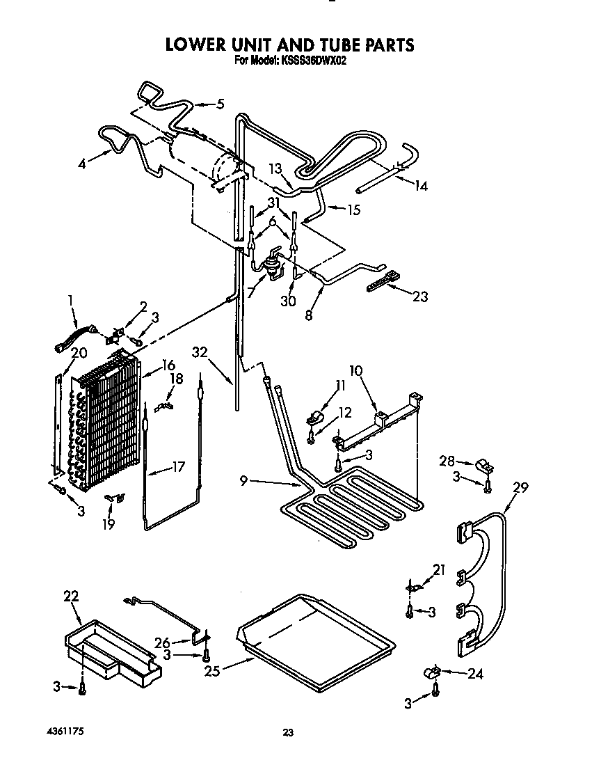 LOWER UNIT AND TUBE