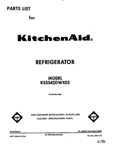 Front cover