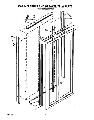 Cabinet trims and breaker trim