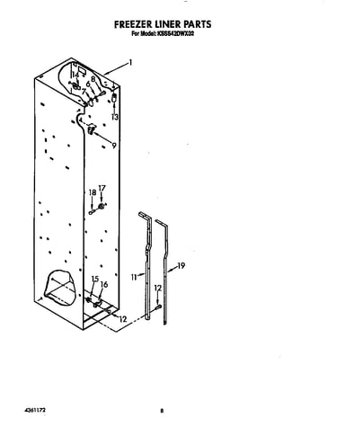 Freezer liner
