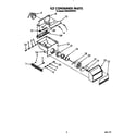 KitchenAid KSSS42DWX02 ice container diagram