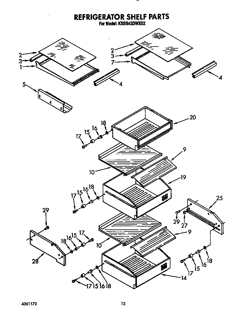 Refrigerator shelf