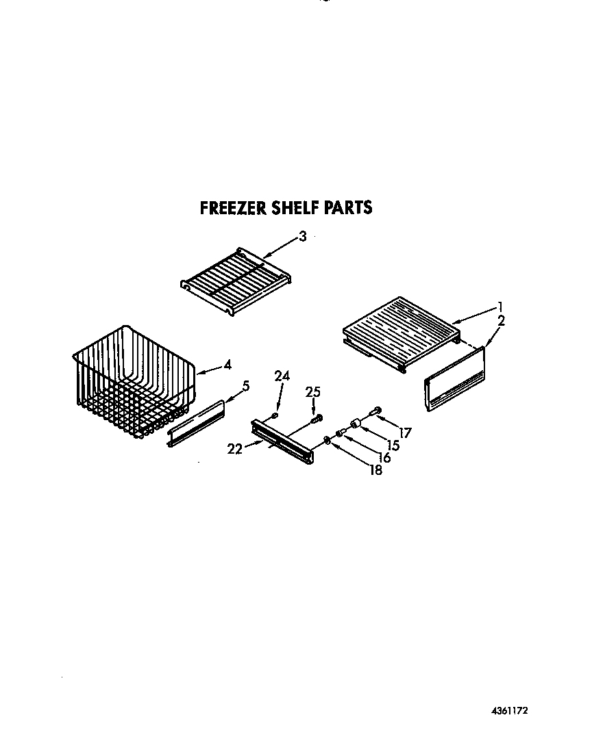 Freezer shelf