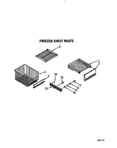 Freezer shelf