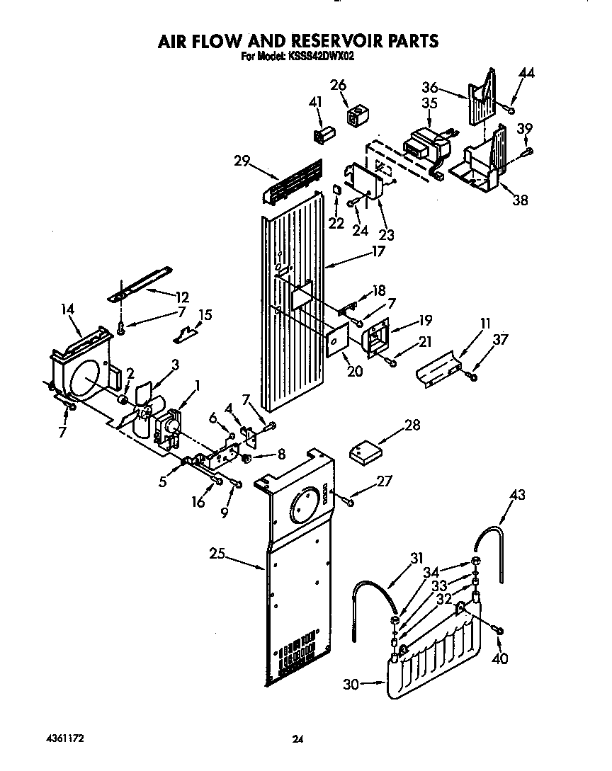 Air flow and reservoir