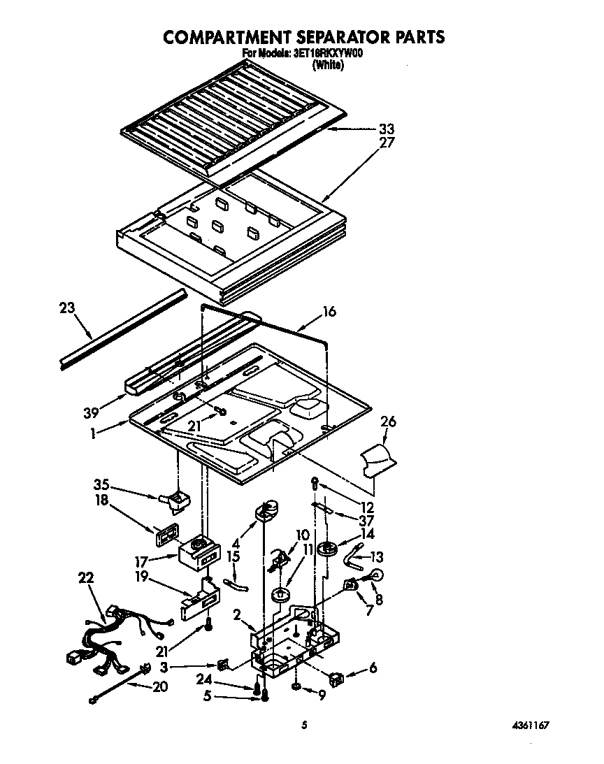 Compartment separator