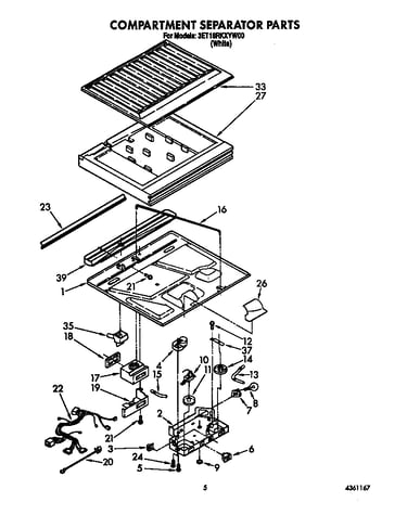 Compartment separator