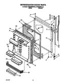 Refrigerator door