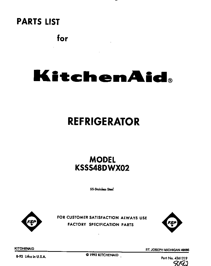 Front cover