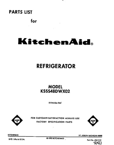 Front cover