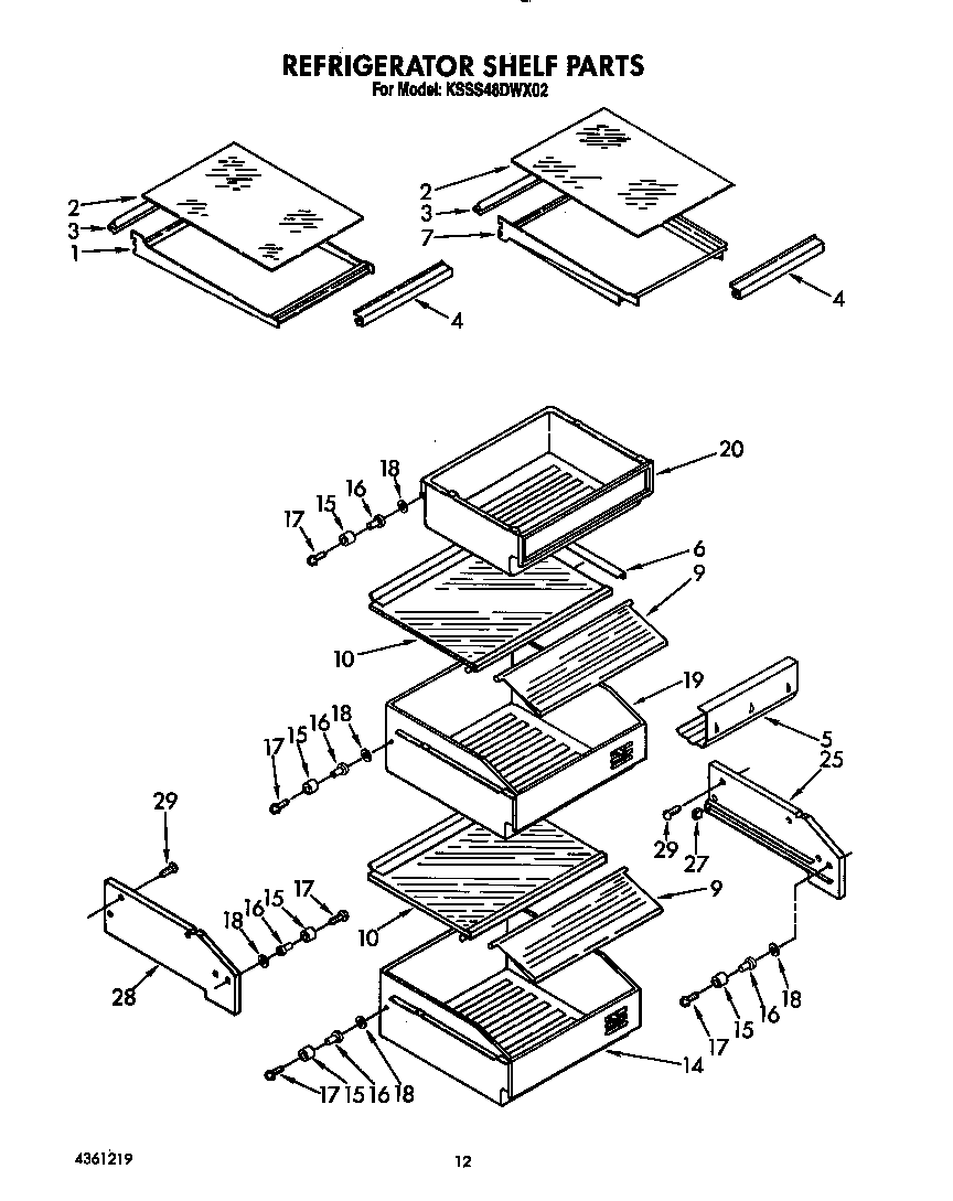 Refrigerator shelf