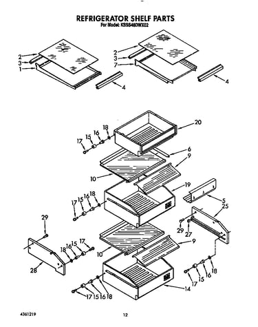 Refrigerator shelf