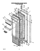 Refrigerator door