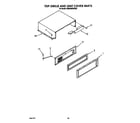 KitchenAid KSSS48DWX02 top grille and unit cover diagram