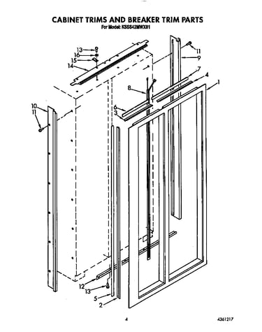 Cabinet trims and breaker trim
