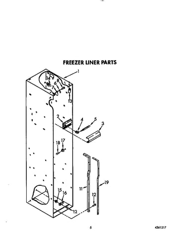 Freezer liner