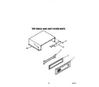 KitchenAid KSSS42MWX01 top grille and unit cover diagram